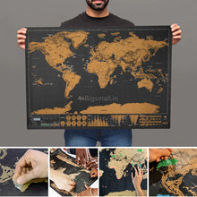 Charger l&#39;image dans la galerie, Carte du monde à gratter