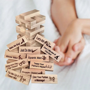 Jeu Jenga Super Naughty Block Tower