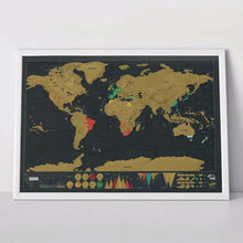 Charger l&#39;image dans la galerie, Carte du monde à gratter