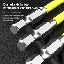 Charger l&#39;image dans la galerie, Embouts de tournevis cruciformes et fendus pour électriciens
