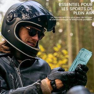 Étui de téléphone 3-en-1 avec anneau magnétique pour voiture