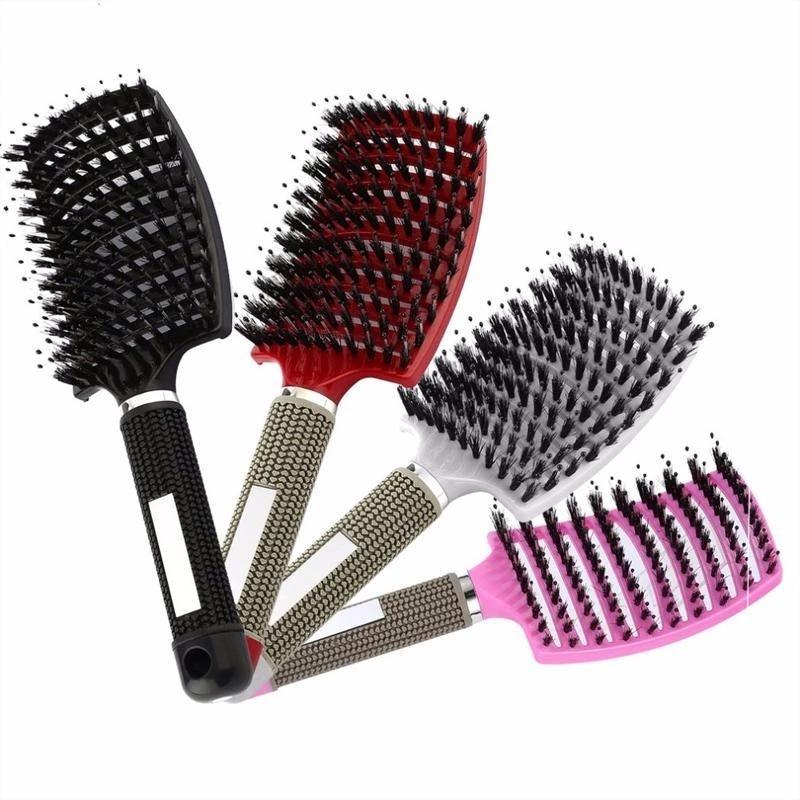 Brosse à cheveux démêlante en poils de nylon