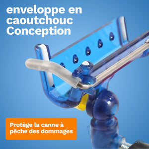 Support de Tourelle Auto-bloquante pour Canne à Pêche