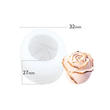 Charger l&#39;image dans la galerie, Moule à Glaçons en Forme de Rose en Silicone 3D