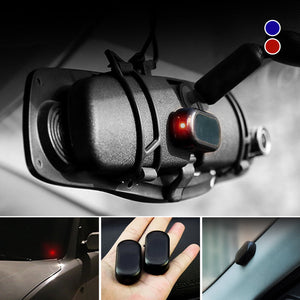 Lampe solaire à capteur antivol pour voiture