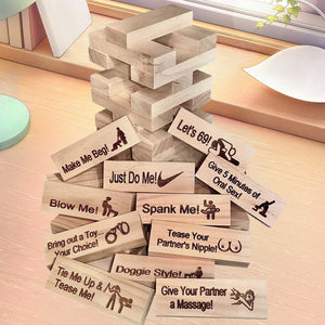 Jeu Jenga Super Naughty Block Tower