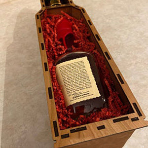 Coffret cadeau vin rouge en bois