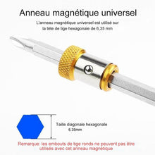 Charger l&#39;image dans la galerie, Embout Tournevis Magnétique Anneau Amovible