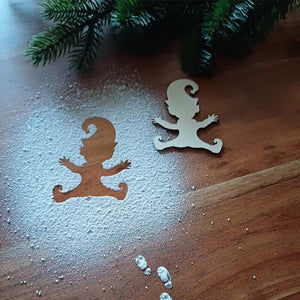 🎄Pochoir d'empreintes de Noël pour les gnomes🎅