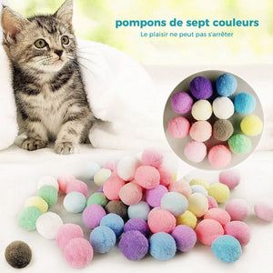 Balle Jouet Interactive pour Chat (50 pièces)