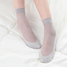 Charger l&#39;image dans la galerie, Chaussettes Soyeuses en Coton Anti-dérapant, 5 paires