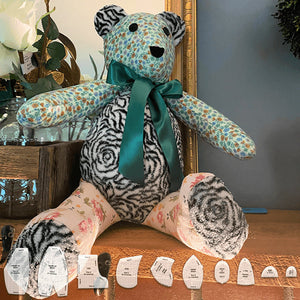 Jeu de règles de gabarit de forme d'ours de la mémoire
