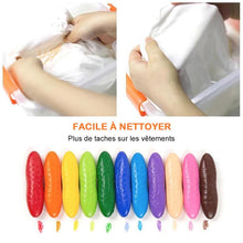 Charger l&#39;image dans la galerie, Crayon de Cire Lavable pour Enfants (12/24/36 couleurs) - ciaovie