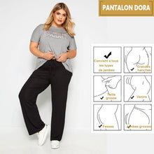 Charger l&#39;image dans la galerie, Pantalon Large en Soie Glacée pour Femme