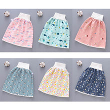 Charger l&#39;image dans la galerie, 2 en 1 Confortable Jupe à Couches pour Enfants Imperméable et Absorbant