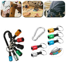 Charger l&#39;image dans la galerie, Tournevis à tête hexagonale 1/4&quot; support boucle de randonnée