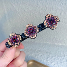 Charger l&#39;image dans la galerie, Barrette à Cheveux Latérale à Trois Fleurs