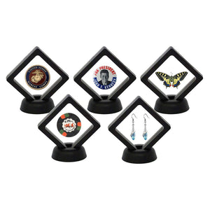 Cadre flottant 3D noir (10 PCS)