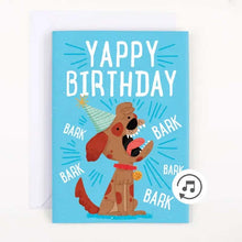 Charger l&#39;image dans la galerie, 🐶🔊CARTE DE VŒUX - ABOIEMENT ANNIVERSAIRE