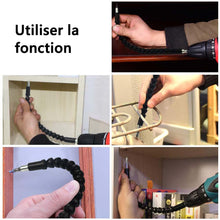 Charger l&#39;image dans la galerie, Extension de foret flexible avec support de foret à vis - ciaovie