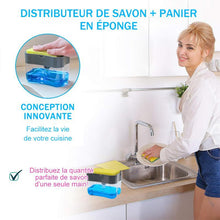 Charger l&#39;image dans la galerie, Distributeur de savon et porte-éponge