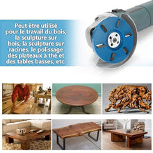 Charger l&#39;image dans la galerie, Disque de sculpture sur bois à 3 ou 6 dents