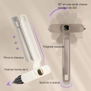 Brosse à récurer rotative