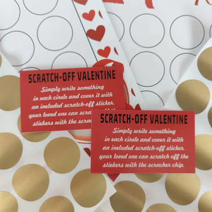 Imprimé à Gratter Saint-Valentin