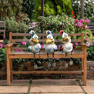 Ornement de jardin de poulet en résine