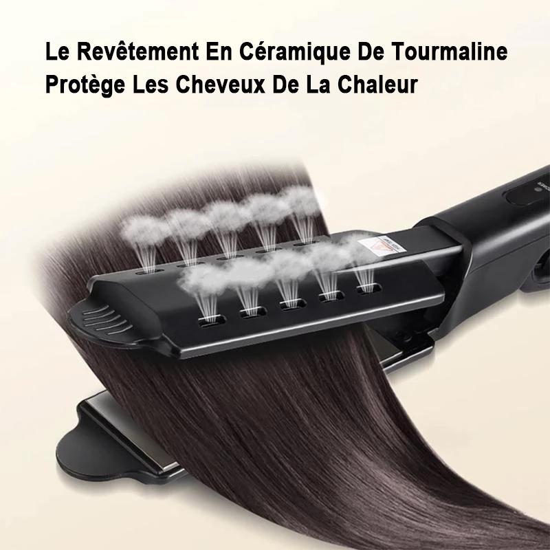 Lissage Cheveux Ionique Fer Plat Céramique Tourmaline - ciaovie
