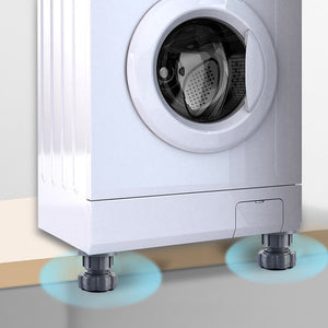🔈Support de machine à laver à hauteur réglable de 4 pièces