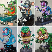 Charger l&#39;image dans la galerie, Statues de monstre à grande bouche en colère