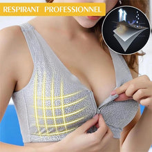Charger l&#39;image dans la galerie, Soutien-Gorge Respirant avec Fermeture à glissière Devant - ciaovie