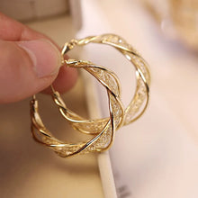 Charger l&#39;image dans la galerie, Boucles d&#39;Oreilles Torsadées à la Mode