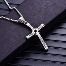 Charger l&#39;image dans la galerie, Collier Acier Titane Croix