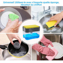 Charger l&#39;image dans la galerie, Distributeur de savon et porte-éponge