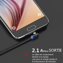 Charger l&#39;image dans la galerie, 3 en 1 Magnétique Câble USB Chargeur avec LED Light