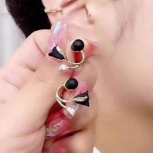 Boucles d’oreilles polyvalentes en forme de tulipe