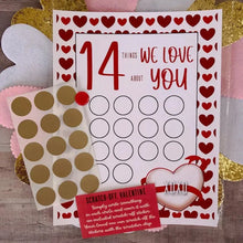 Charger l&#39;image dans la galerie, Imprimé à Gratter Saint-Valentin
