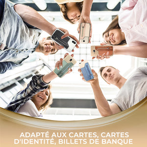 Pré-vente>> Porte-cartes adhésif multifonctionnel pour portefeuille de téléphone
