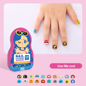 Autocollants pour ongles pour enfants(520pcs)