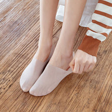 Charger l&#39;image dans la galerie, Chaussettes invisibles respirantes en soie de glace