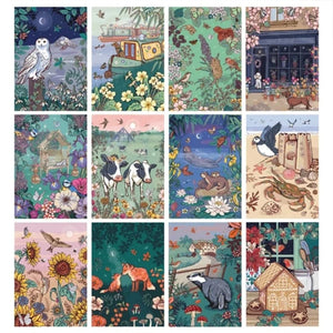 Calendrier mural des animaux 2024