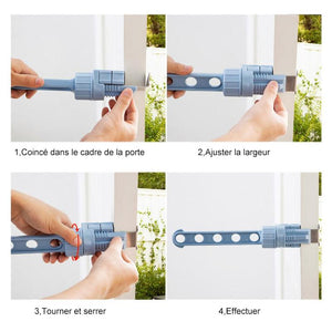 Cintre Mural Pliant Portable