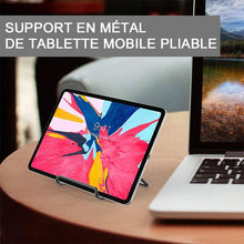 Charger l&#39;image dans la galerie, Mini Support en Métal de Tablette Portable Pliable