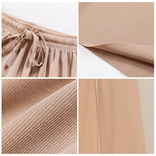 Charger l&#39;image dans la galerie, Pantalon Large en Soie de Glace Femme Taille Haute