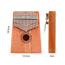 Charger l&#39;image dans la galerie, Kalimba 17 clés Professionnel Pouce Piano Instrument - ciaovie