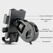 Charger l&#39;image dans la galerie, Support de Téléphone Portable de Vélo Rotatif à 360°