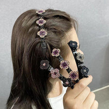 Charger l&#39;image dans la galerie, Barrette à Cheveux Latérale à Trois Fleurs
