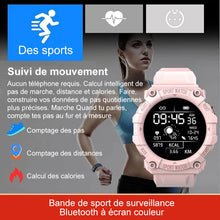 Charger l&#39;image dans la galerie, Bracelet intelligent de podomètre de sport de contrôle tactile étanche d&#39;écran de couleur